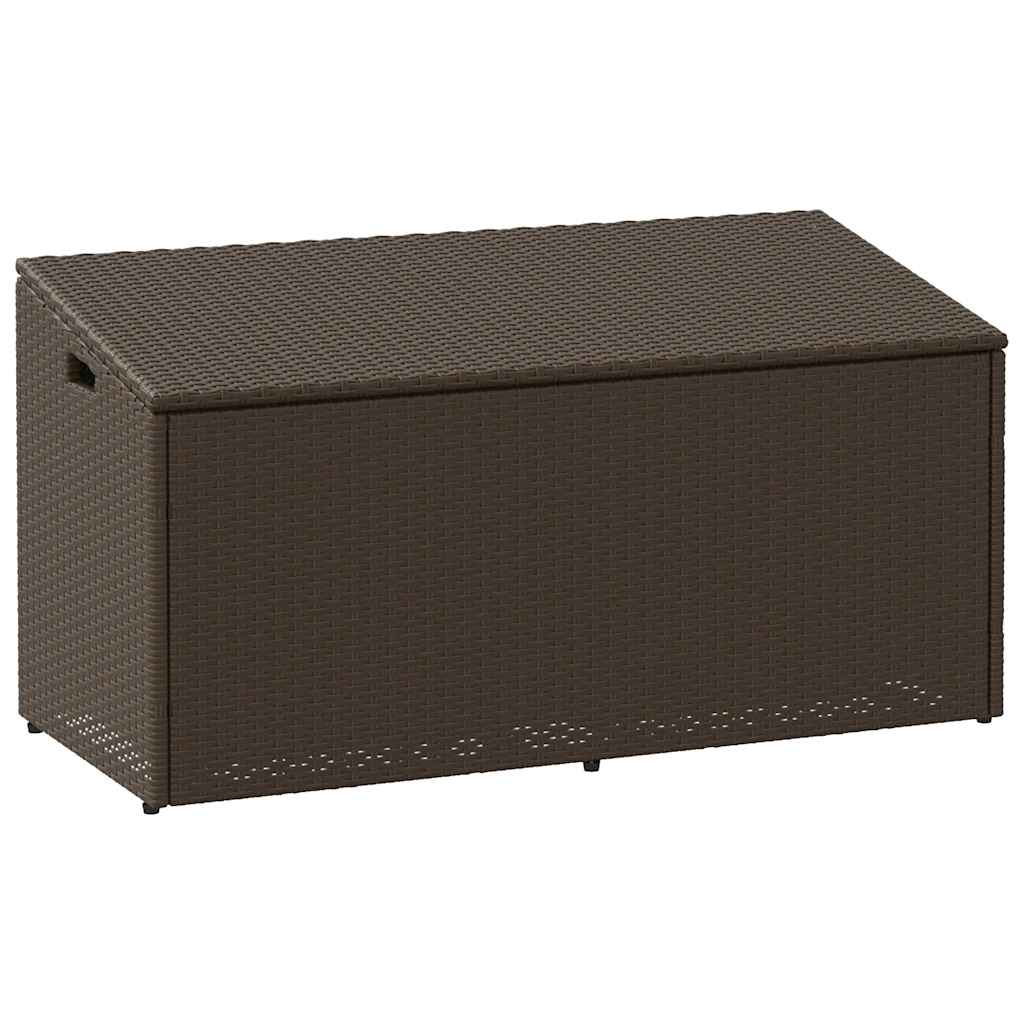 Garden Storage Box Poly Rattan