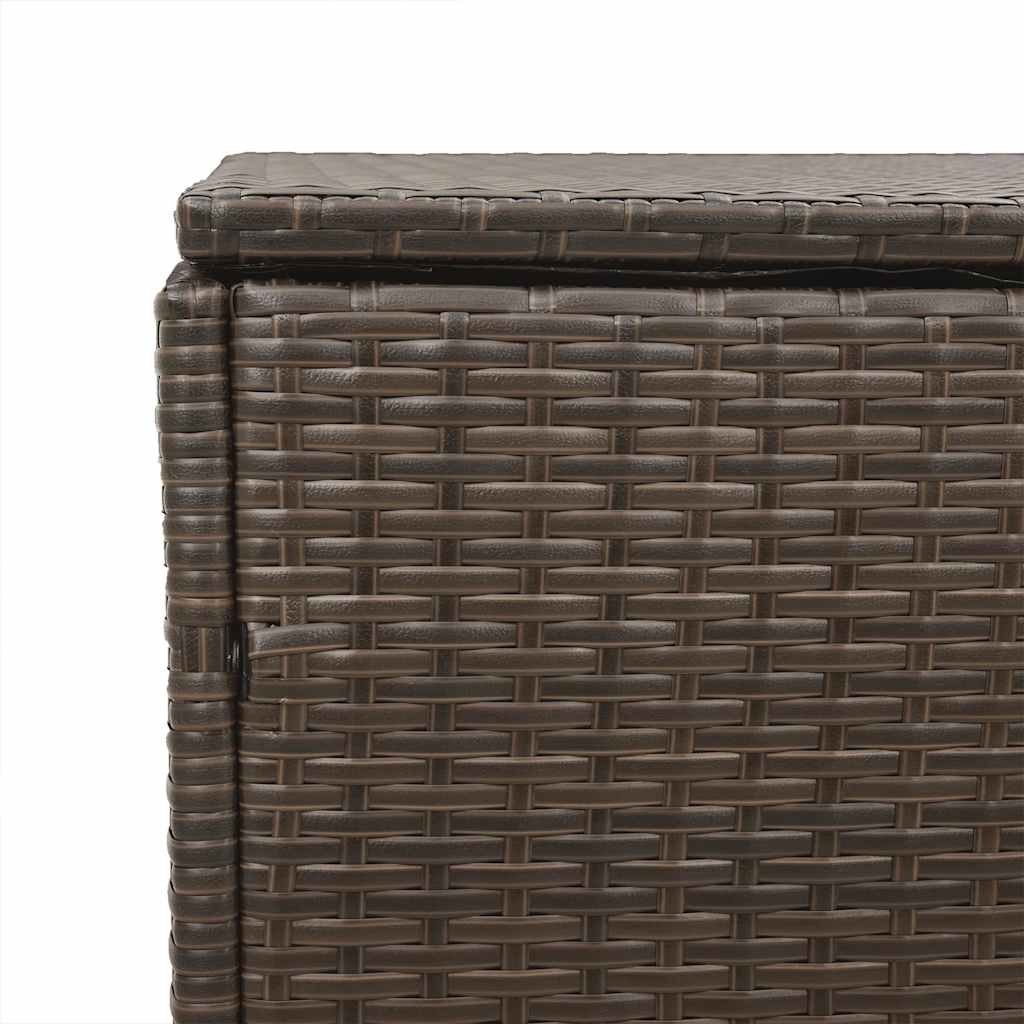 Garden Storage Box Poly Rattan