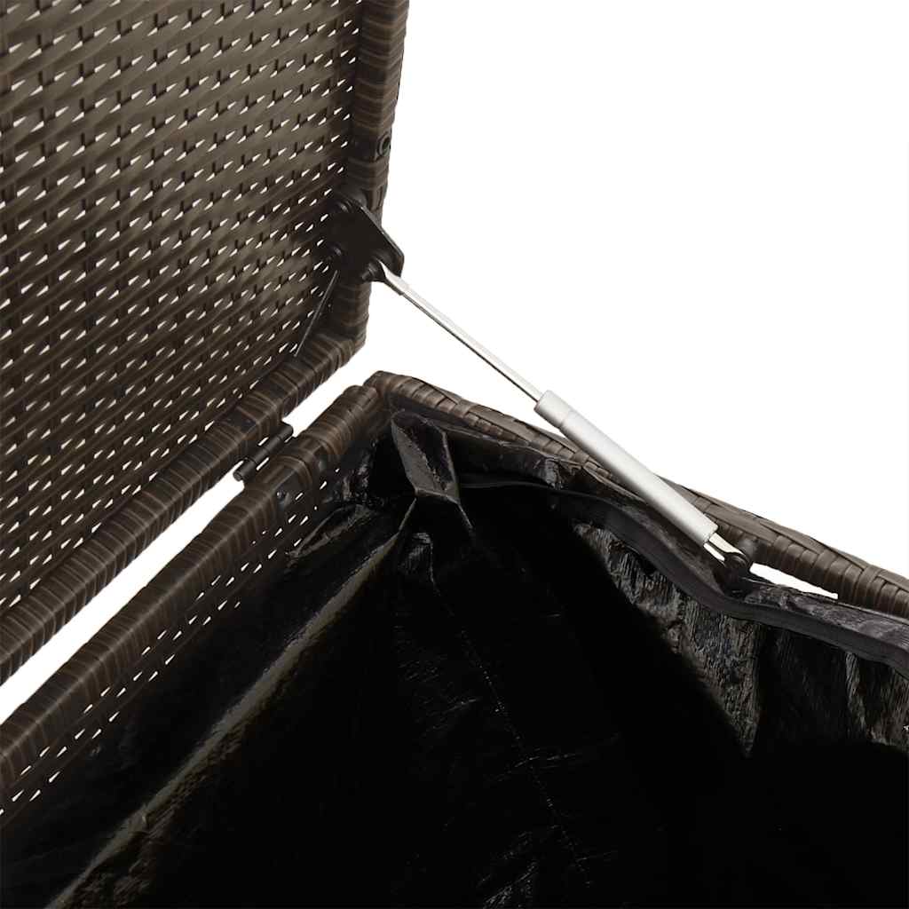 Garden Storage Box Poly Rattan