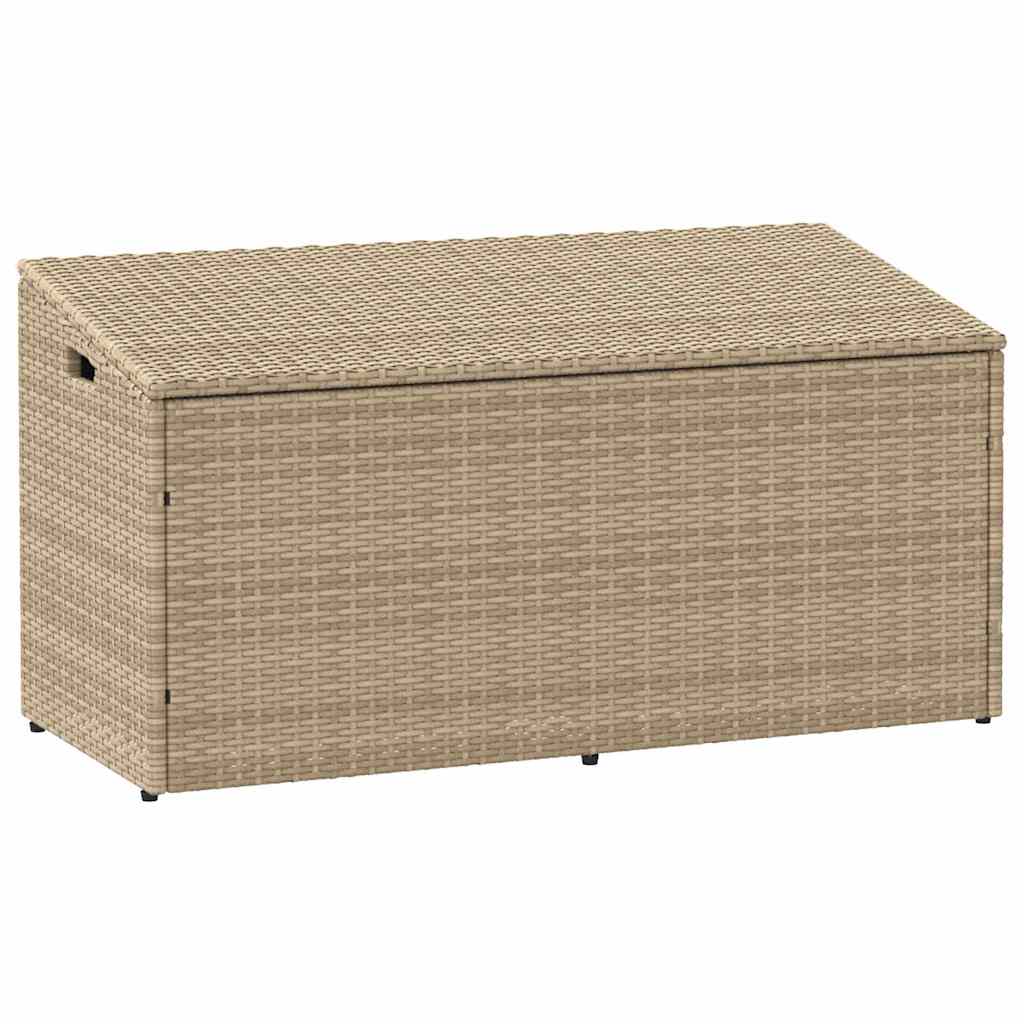 Garden Storage Box Poly Rattan
