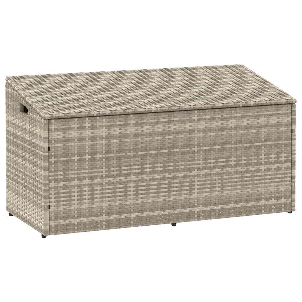 Garden Storage Box Poly Rattan