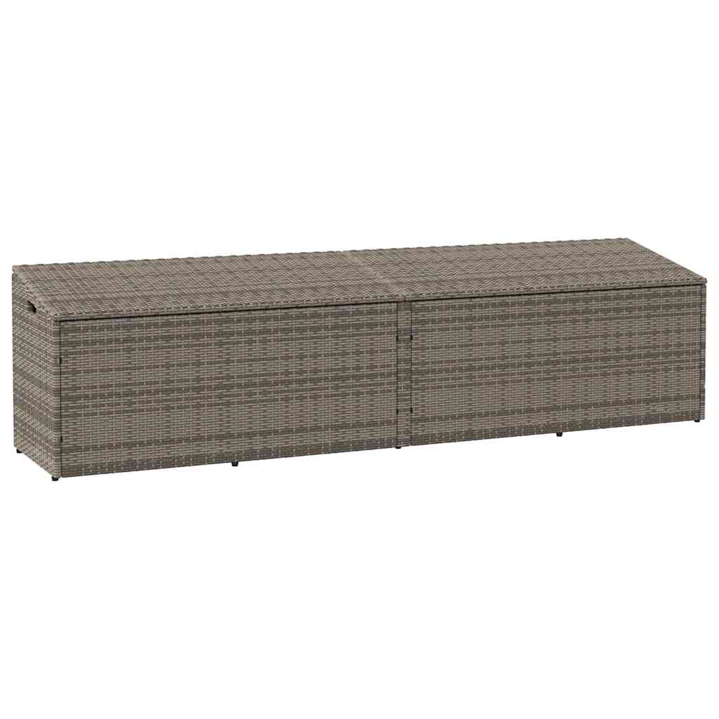 Garden Storage Box Poly Rattan