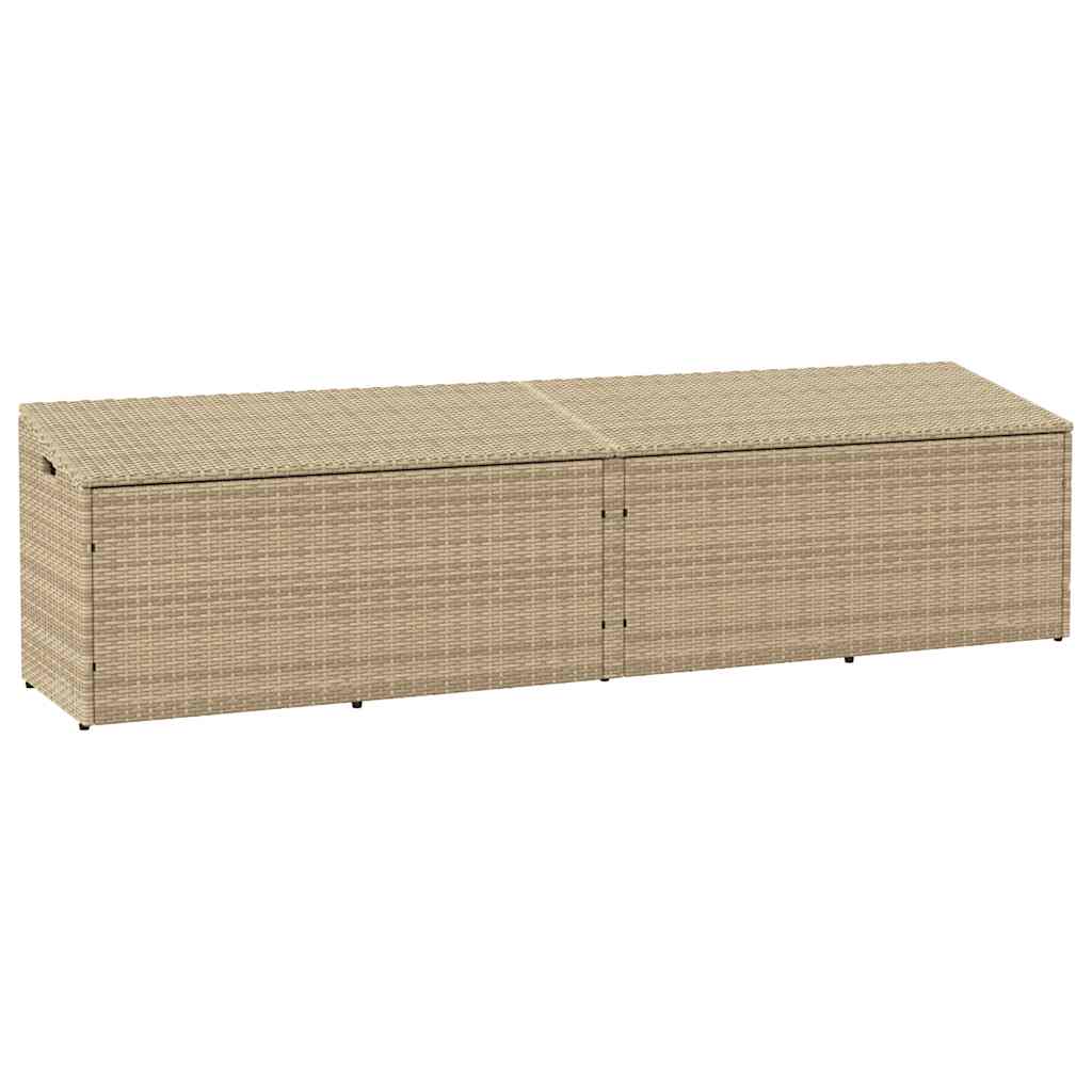 Garden Storage Box Poly Rattan