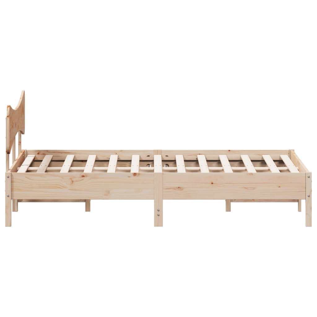 Bed Frame Without Mattress Solid Wood Pine