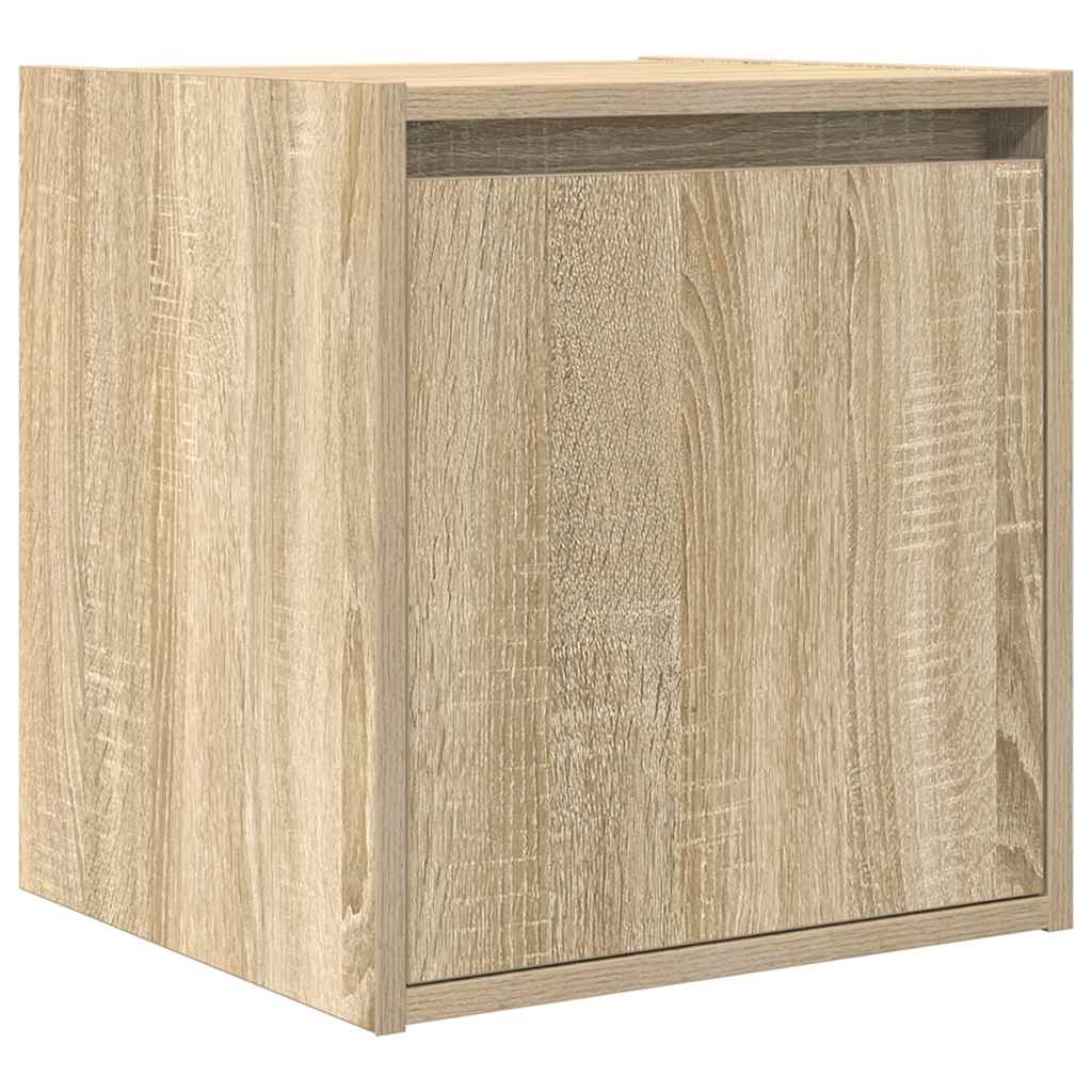 Wall-Mounted Bedside Cabinet 38X34X40 Cm