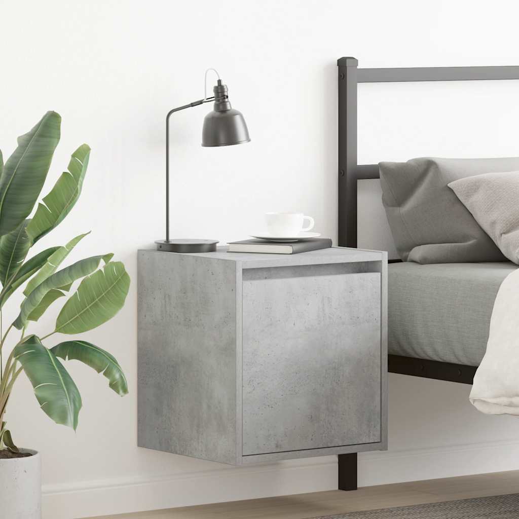 Wall-Mounted Bedside Cabinet 38X34X40 Cm