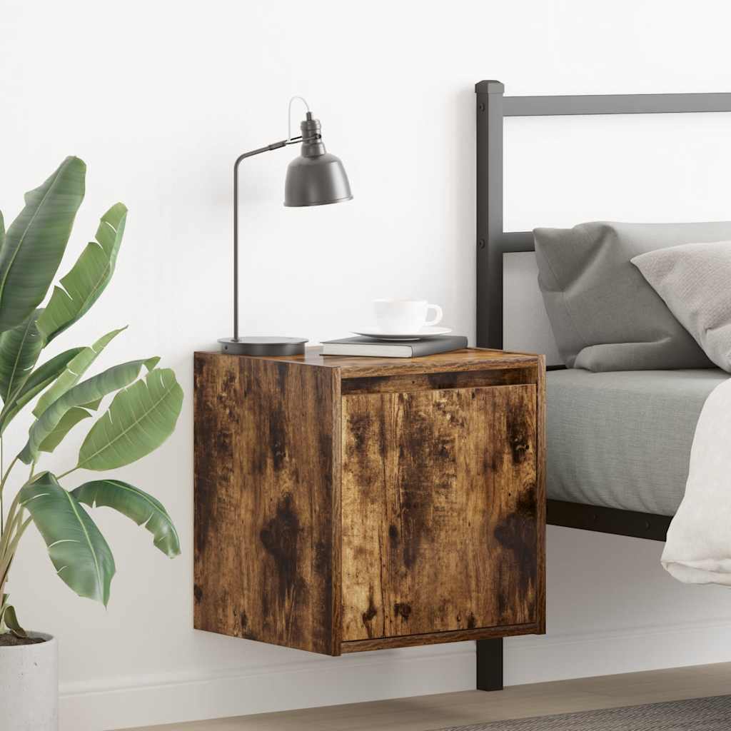 Wall-Mounted Bedside Cabinet 38X34X40 Cm