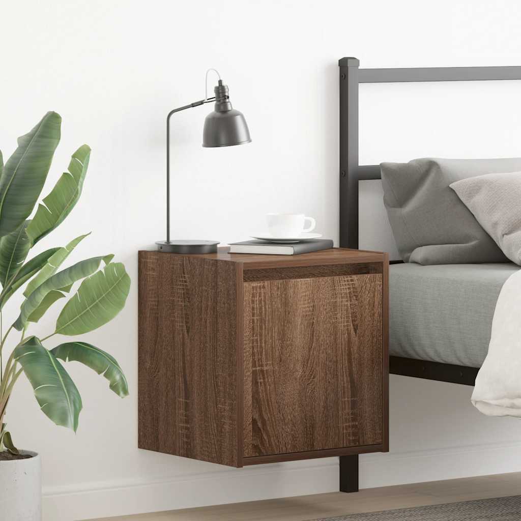 Wall-Mounted Bedside Cabinet 38X34X40 Cm