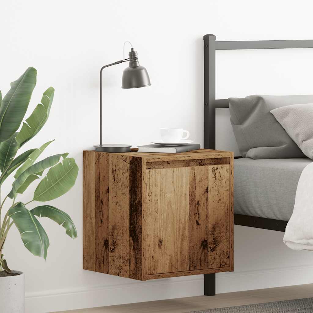 Wall-Mounted Bedside Cabinet 38X34X40 Cm