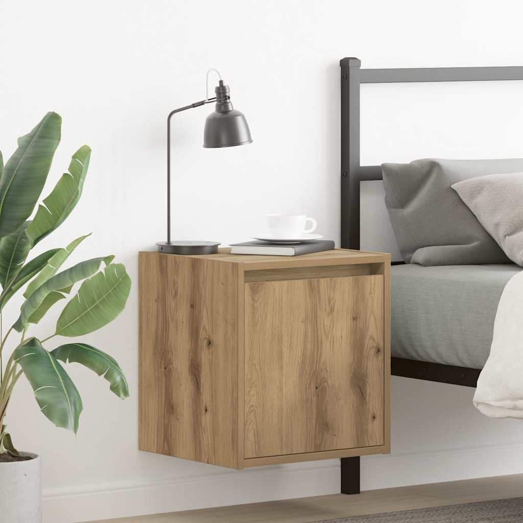 Wall-Mounted Bedside Cabinet 38X34X40 Cm