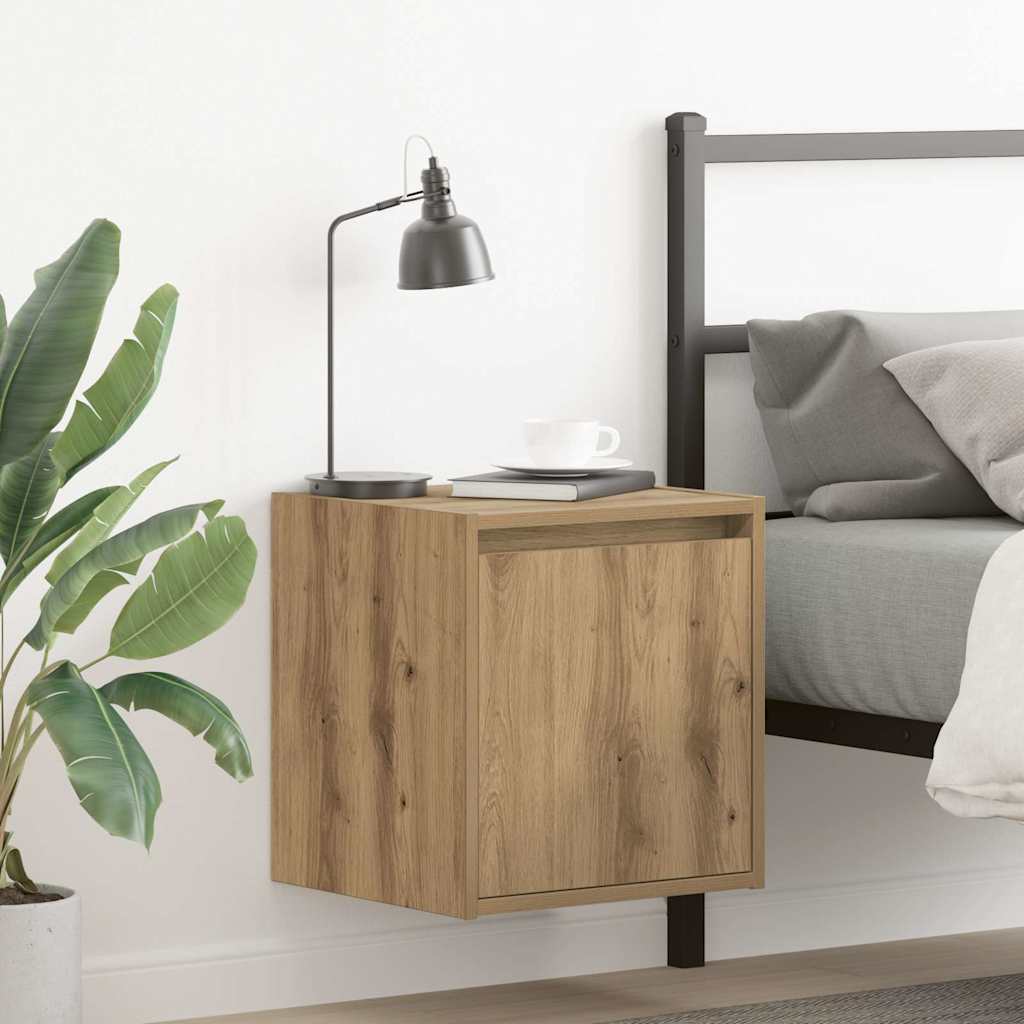 Wall-Mounted Bedside Cabinet 38X34X40 Cm