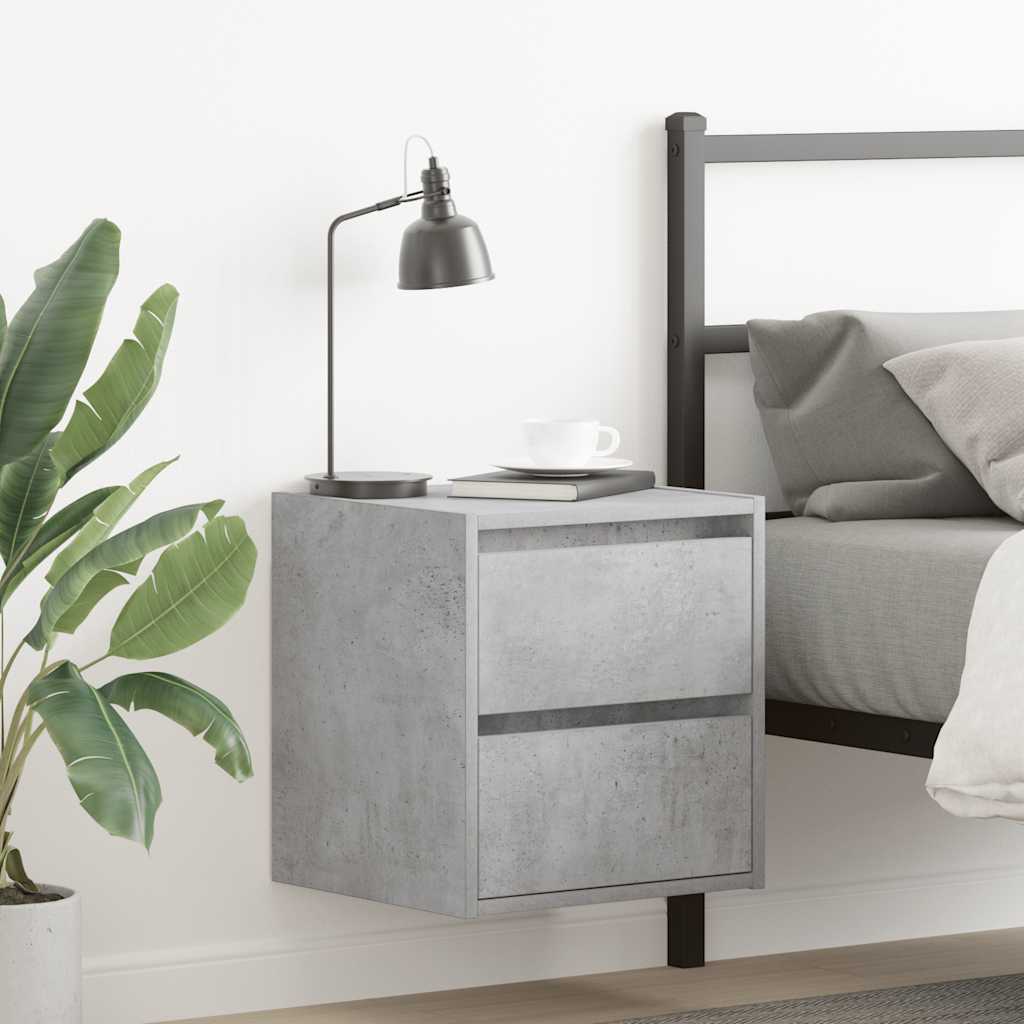 Wall-Mounted Bedside Cabinet 38X34X40 Cm