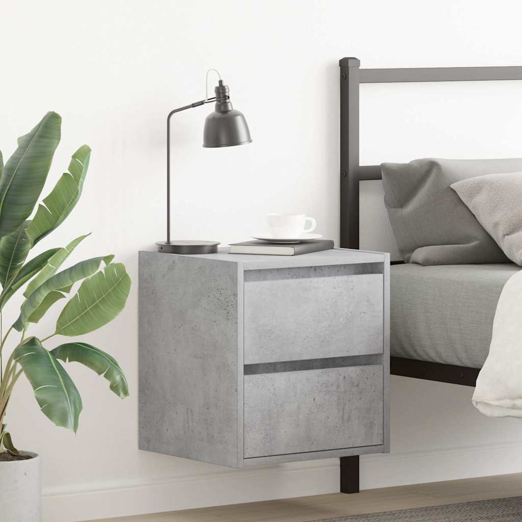 Wall-Mounted Bedside Cabinet 38X34X40 Cm