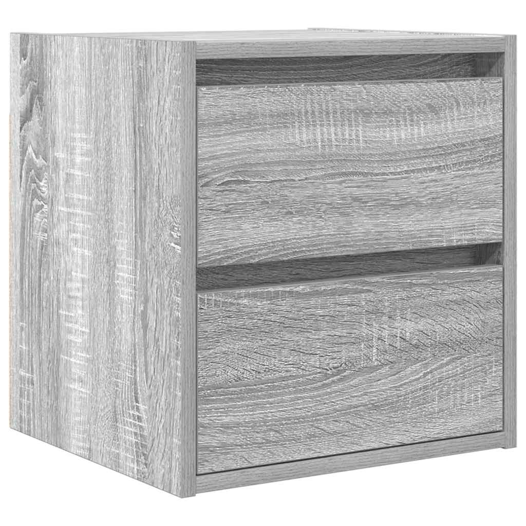 Wall-Mounted Bedside Cabinet 38X34X40 Cm