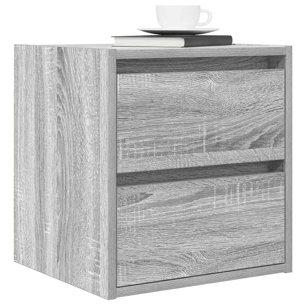 Wall-Mounted Bedside Cabinet 38X34X40 Cm