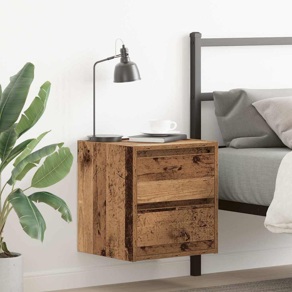 Wall-Mounted Bedside Cabinet 38X34X40 Cm