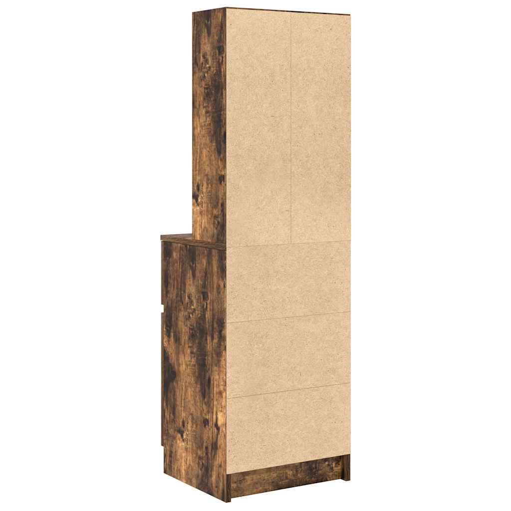 Bedside Cabinet 39X35X125 Cm Engineered Wood