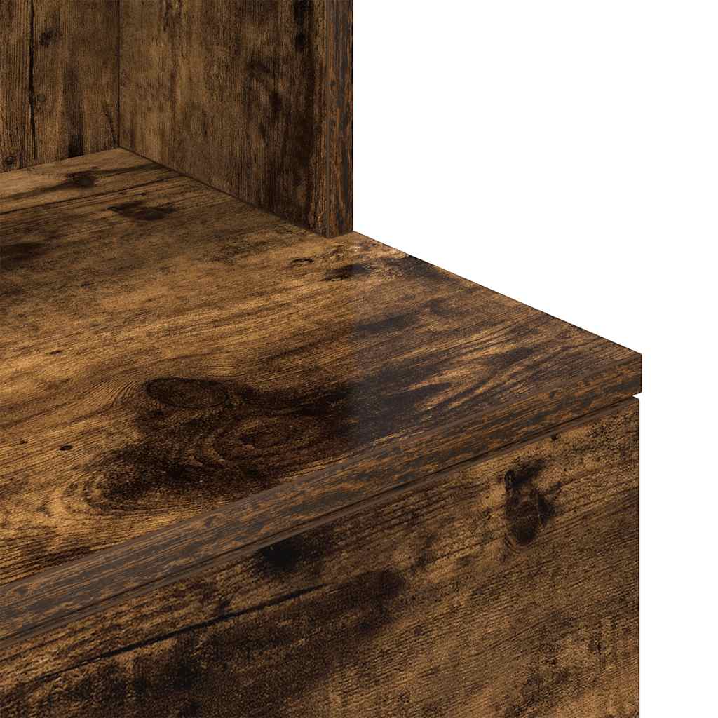 Bedside Cabinet 39X35X125 Cm Engineered Wood