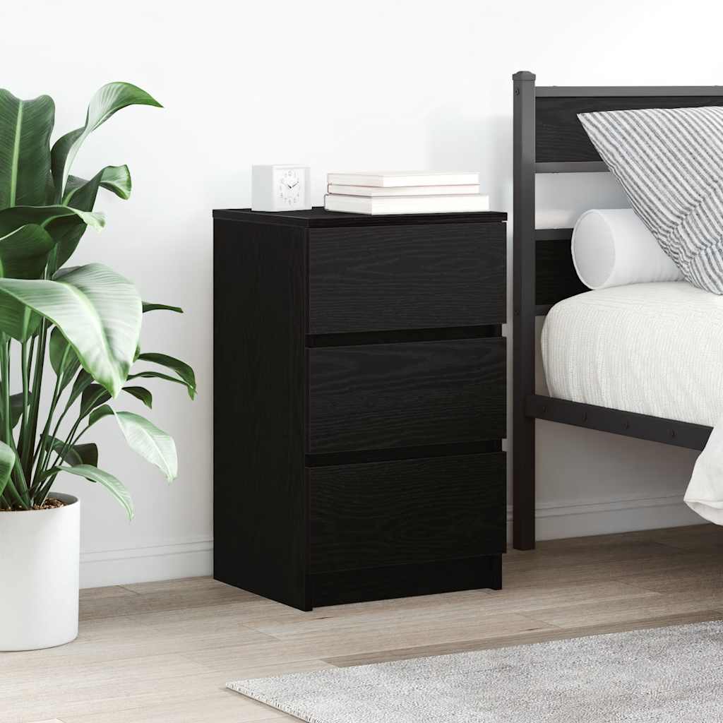 Bedside Cabinets With 3 Drawers 2 Pcs 39X35X65 Cm
