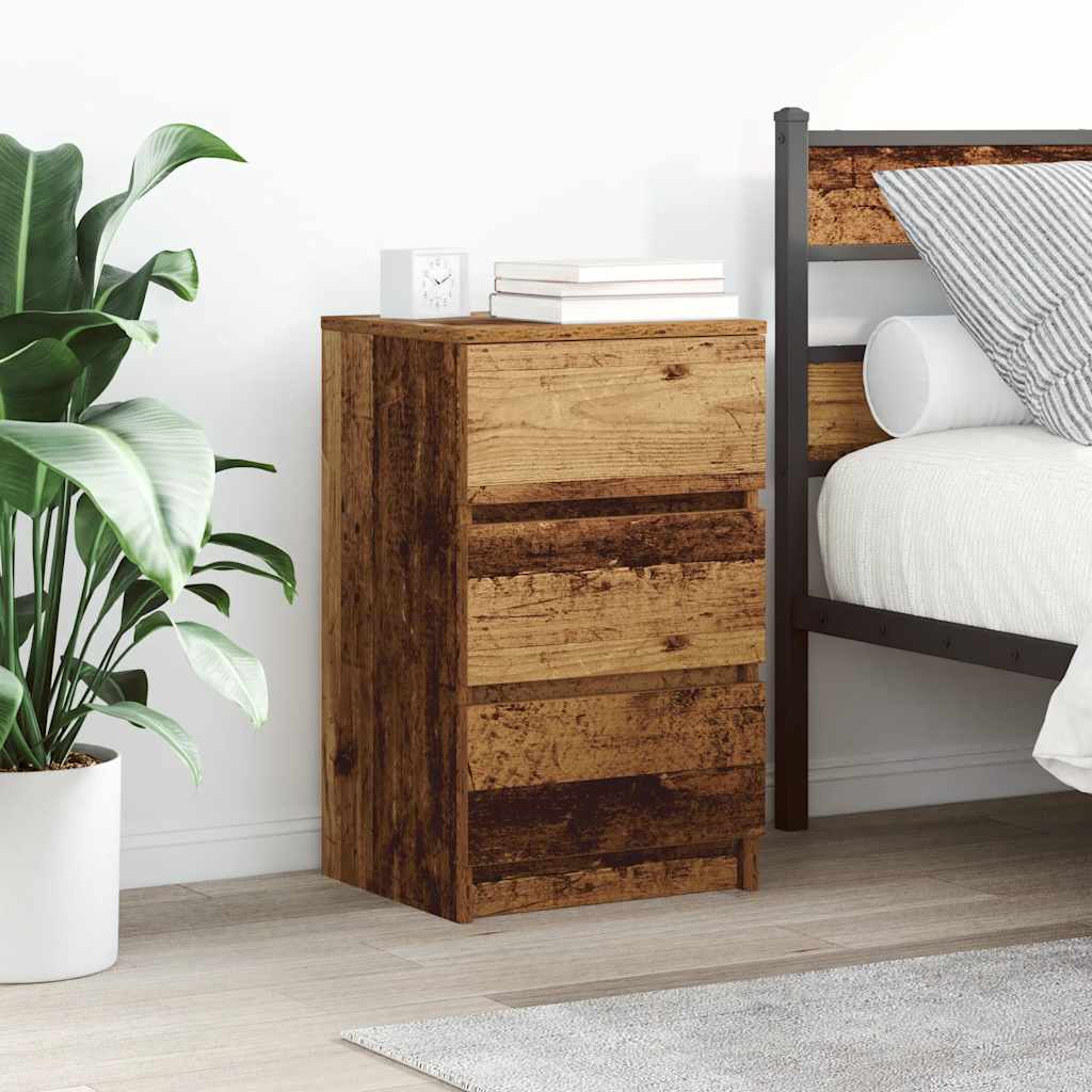 Bedside Cabinets With 3 Drawers 2 Pcs 39X35X65 Cm