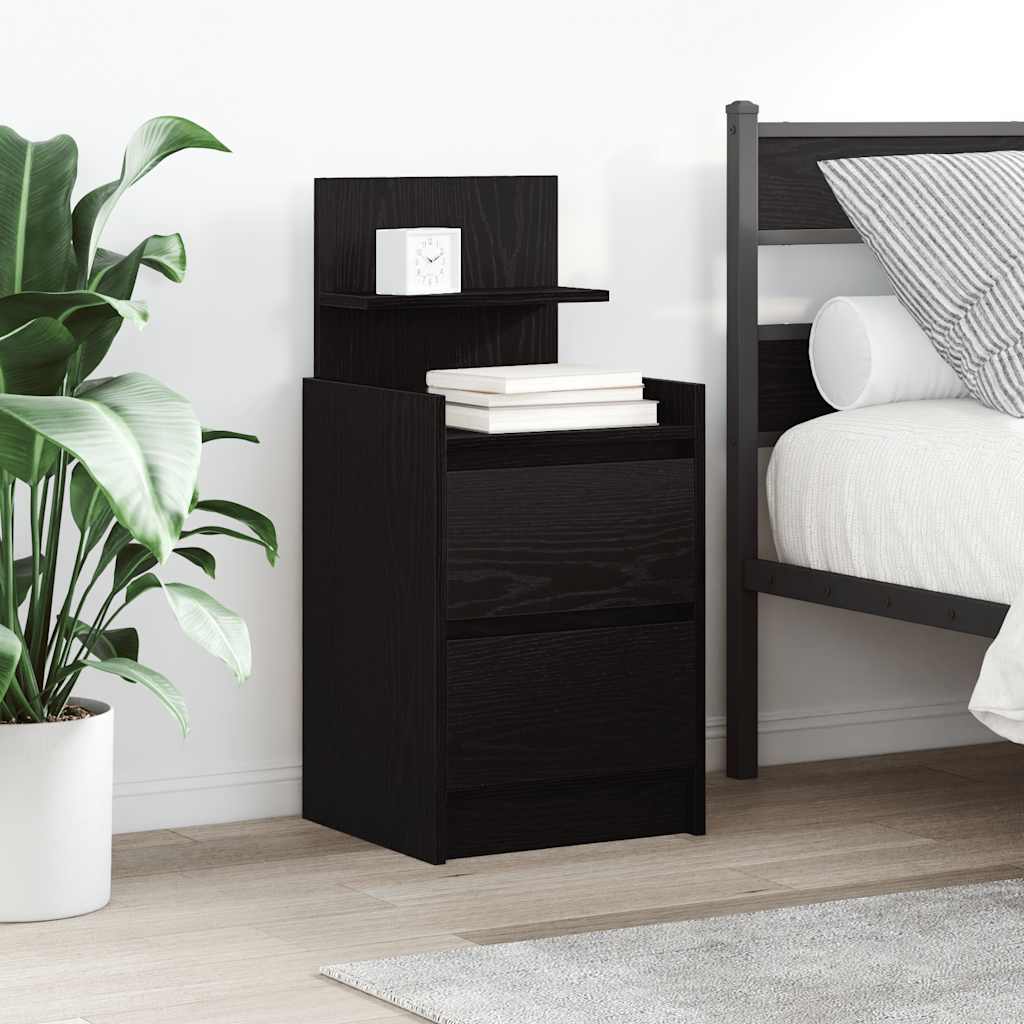 Bedside Cabinets With 2 Drawers 2 Pcs 38X34X80 Cm