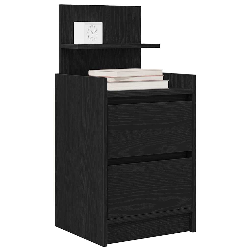 Bedside Cabinets With 2 Drawers 2 Pcs 38X34X80 Cm