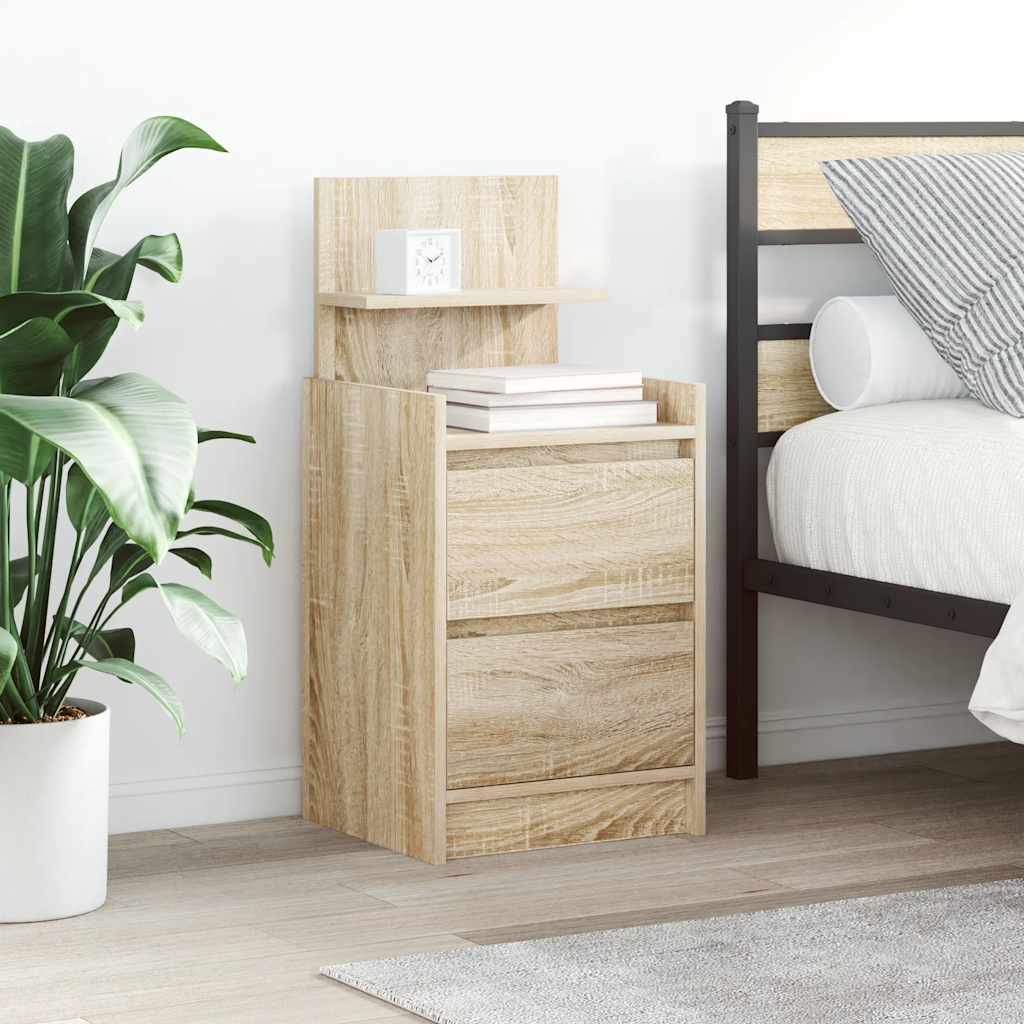 Bedside Cabinets With 2 Drawers 2 Pcs 38X34X80 Cm
