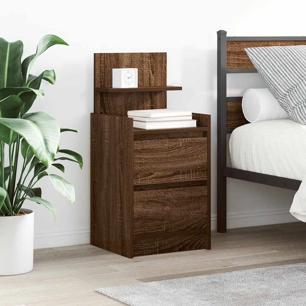 Bedside Cabinets With 2 Drawers 2 Pcs 38X34X80 Cm