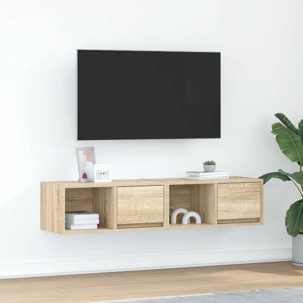 Tv Cabinet 60X31X25.5 Cm Engineered Wood