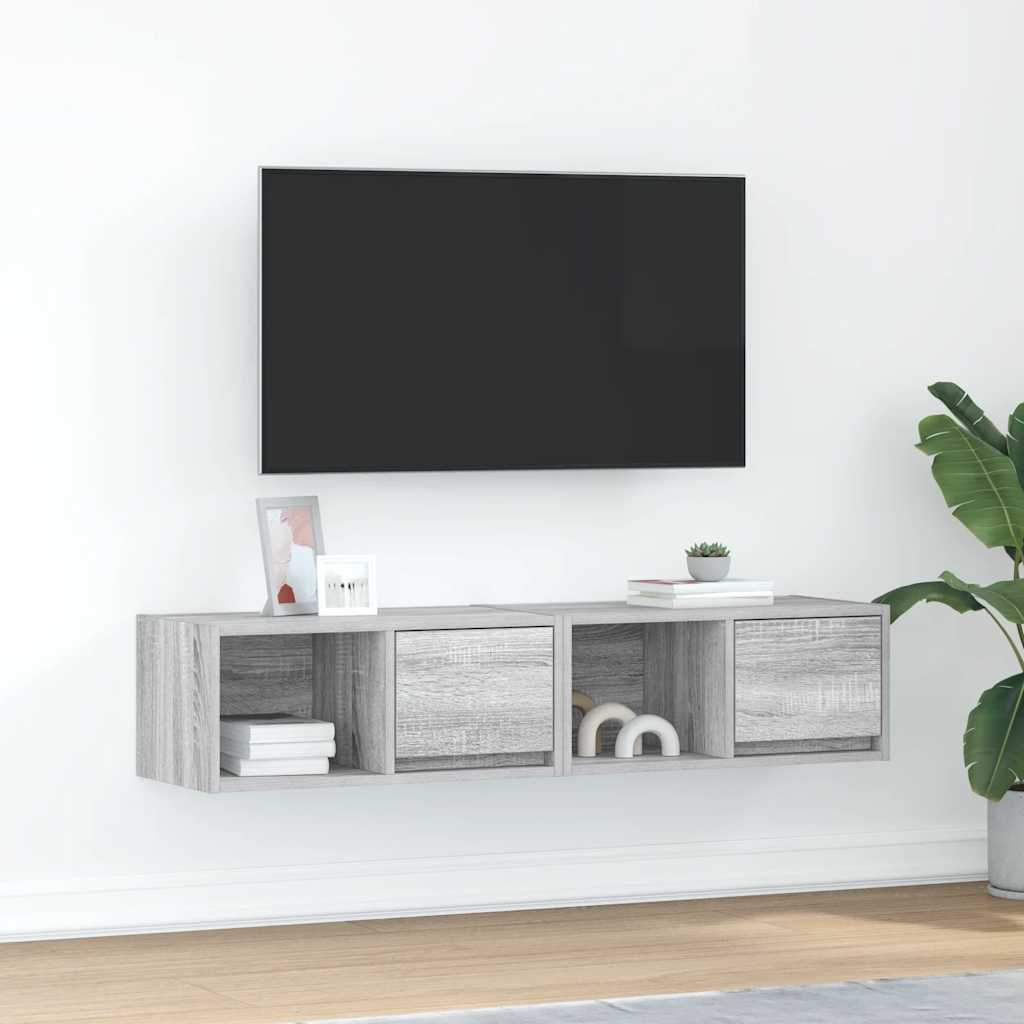 Tv Cabinet 60X31X25.5 Cm Engineered Wood