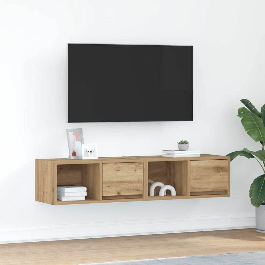 Tv Cabinet 60X31X25.5 Cm Engineered Wood