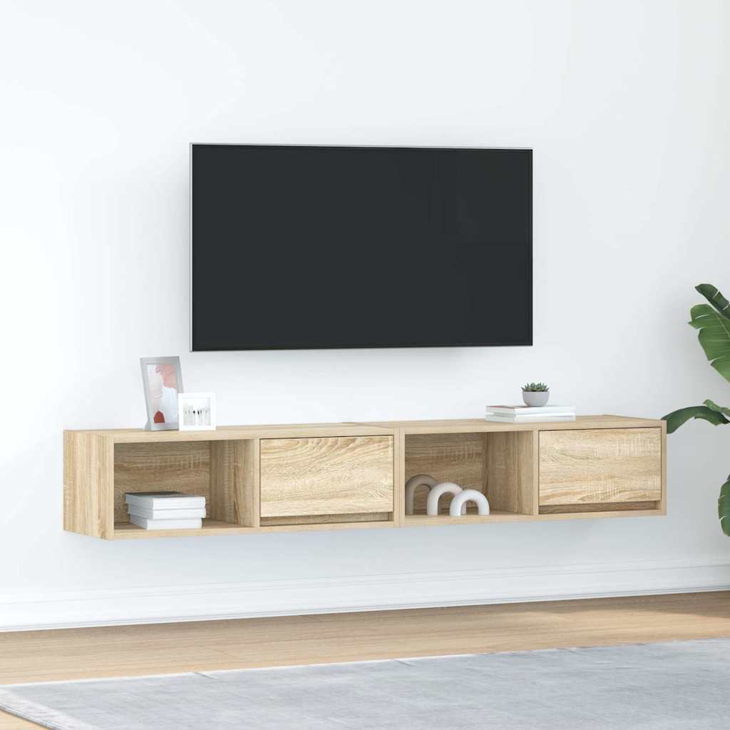 Tv Cabinet 60X31X25.5 Cm Engineered Wood