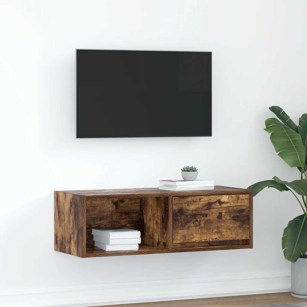 Tv Cabinet 60X31X25.5 Cm Engineered Wood