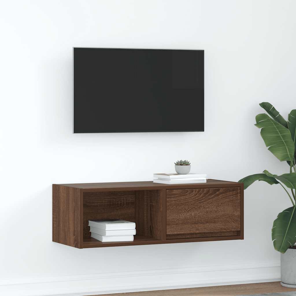Tv Cabinet 60X31X25.5 Cm Engineered Wood