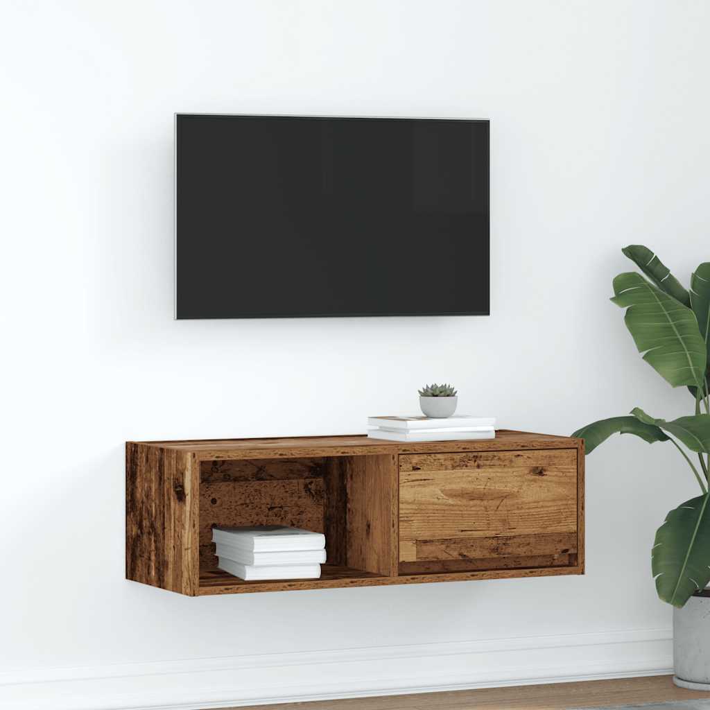 Tv Cabinet 60X31X25.5 Cm Engineered Wood