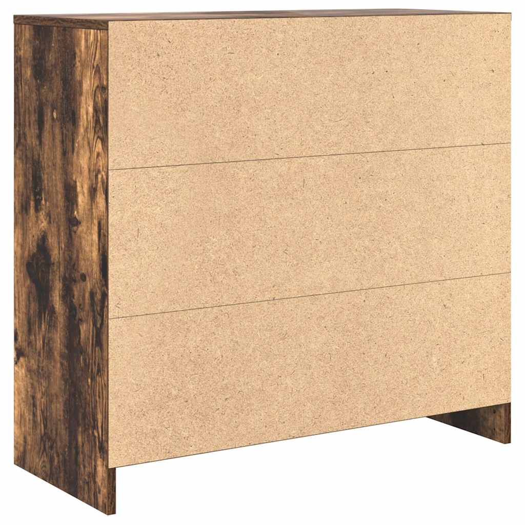 Sideboard With Drawer 80X34X76 Cm Engineered Wood