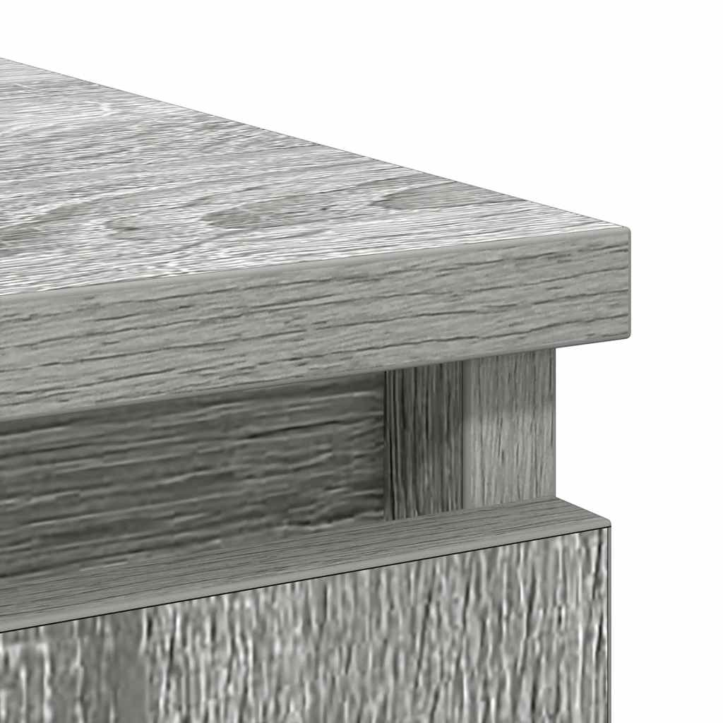 Sideboard With Drawers 71X35X84 Cm Engineered Wood