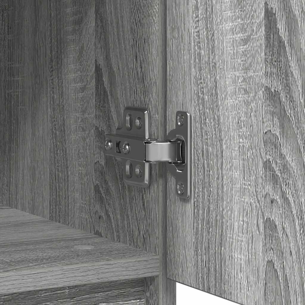 Sideboard With Drawers 71X35X84 Cm Engineered Wood