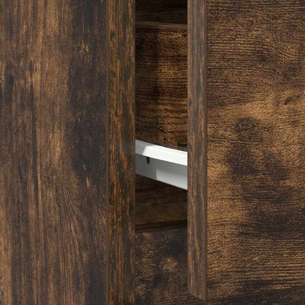 Sideboard With Drawer 71X35X84 Cm Engineered Wood