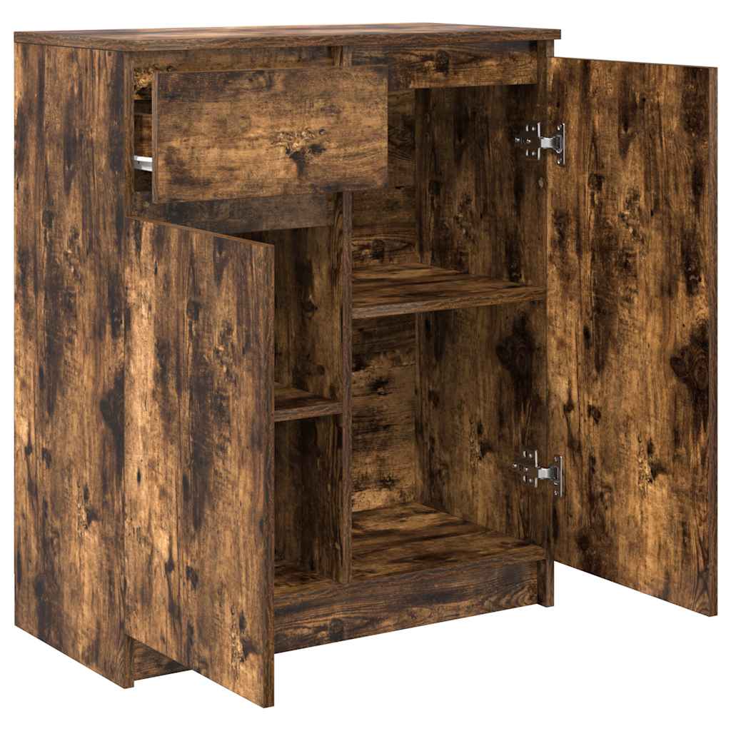 Sideboard With Drawer 71X35X84 Cm Engineered Wood