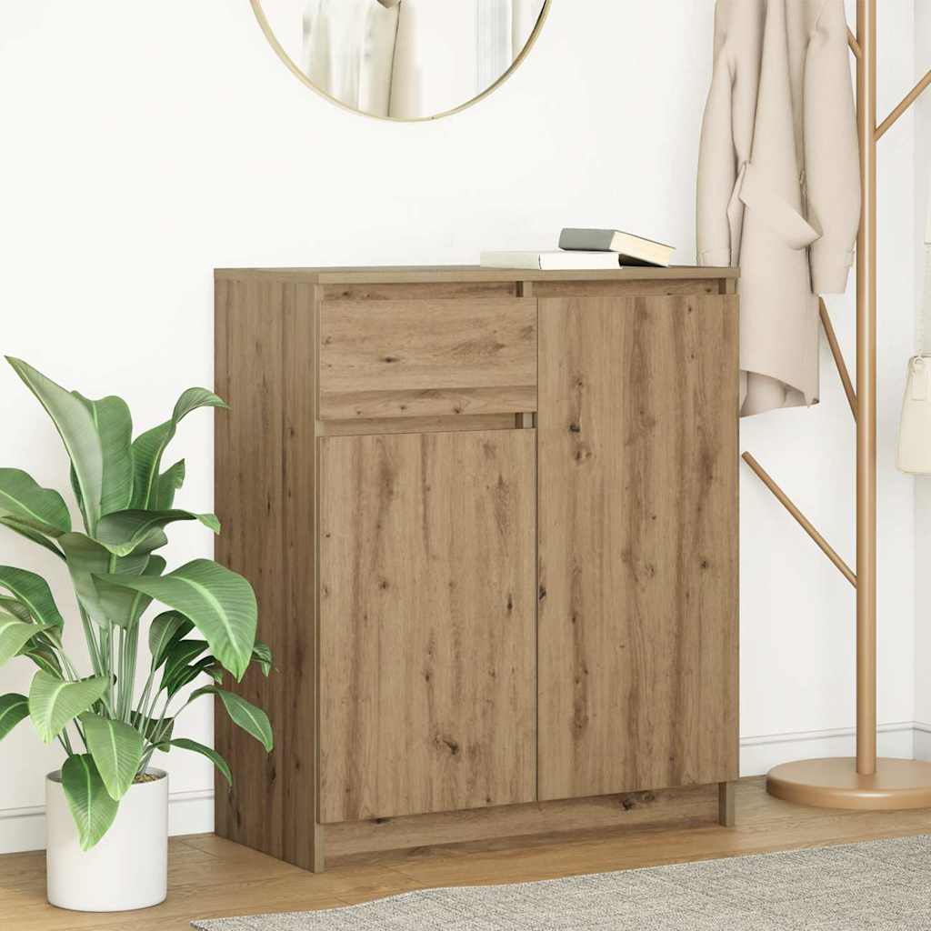 Sideboard With Drawer 71X35X84 Cm Engineered Wood