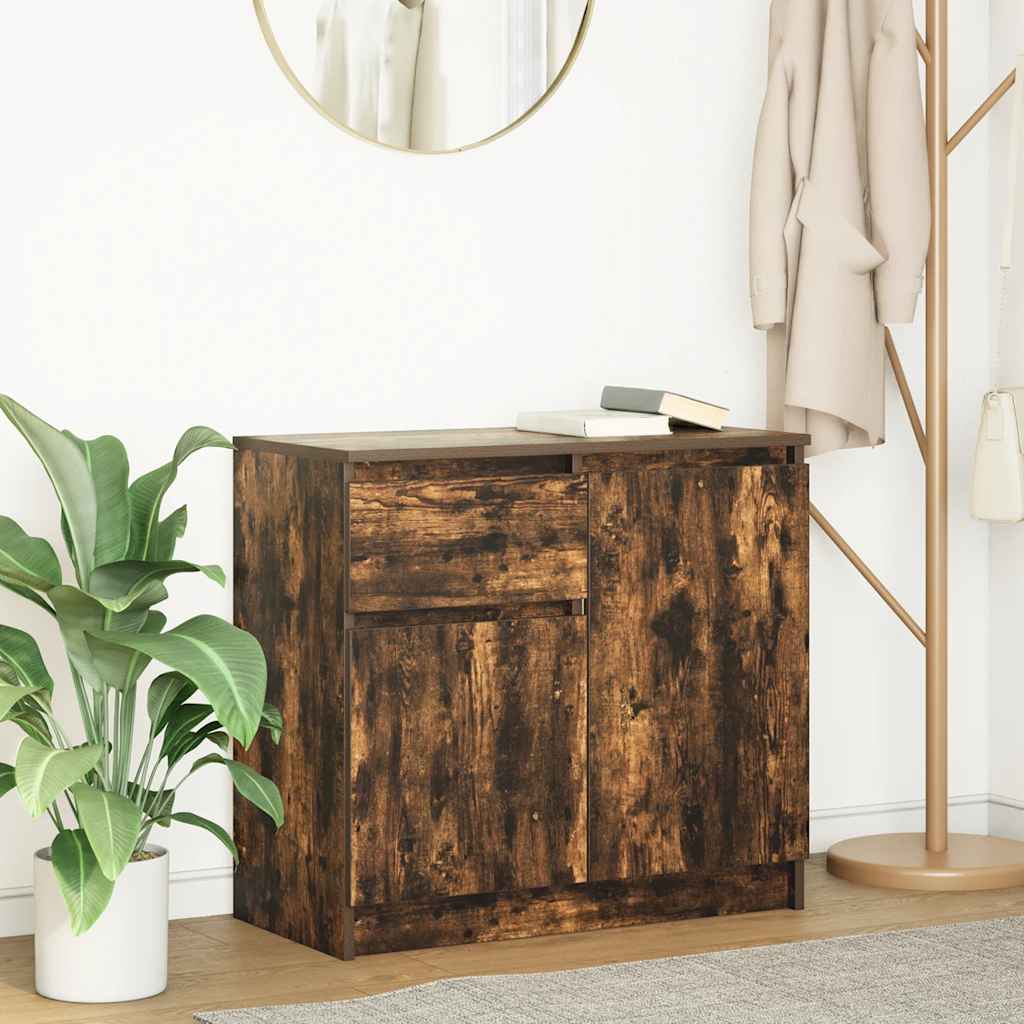 Sideboard With Drawer 71X35X65 Cm Engineered Wood