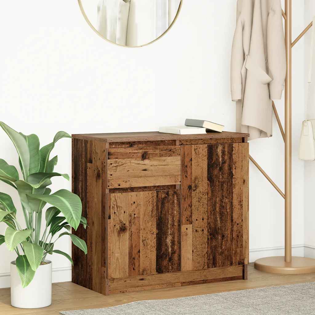 Sideboard With Drawer 71X35X65 Cm Engineered Wood