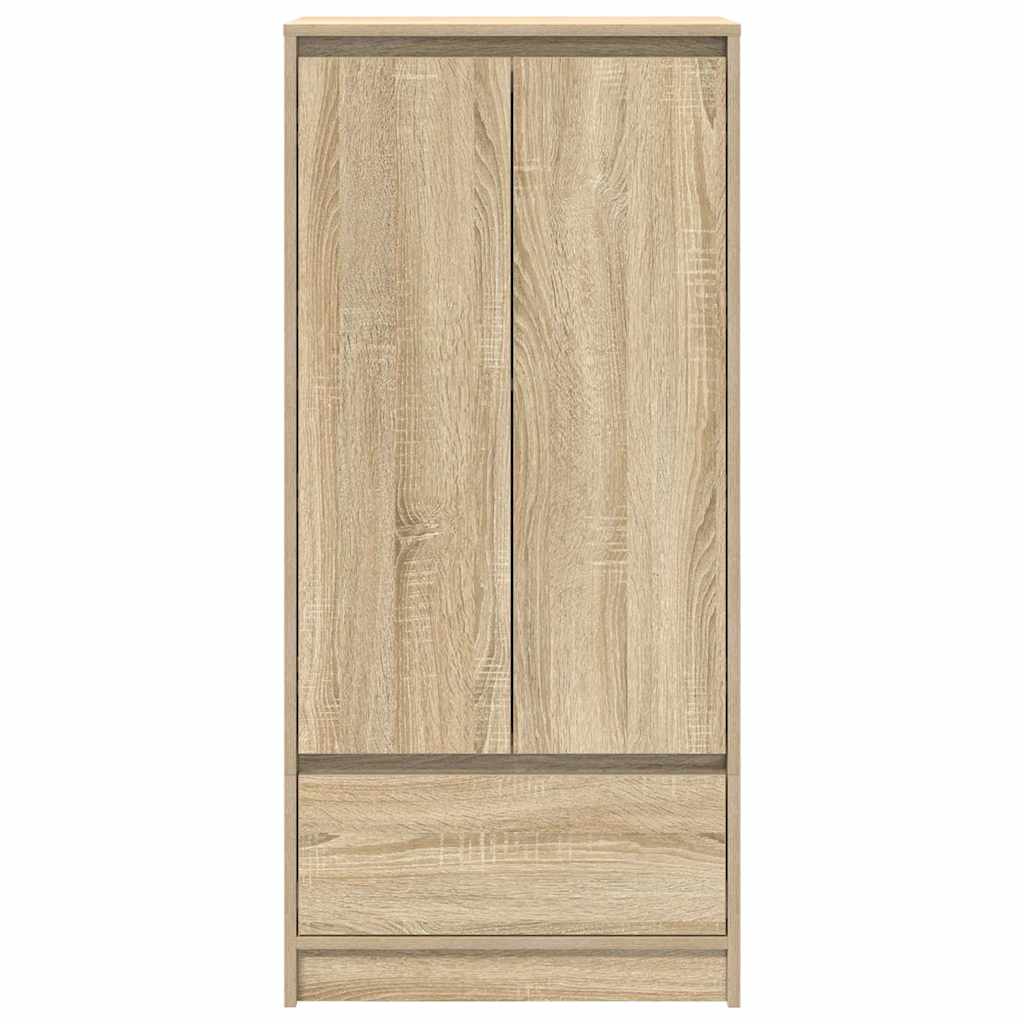 Cabinet With Drawer 55.5X34X119.5 Cm Engineered Wood