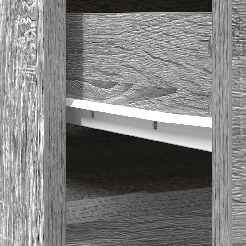 Highboard 37.5X35X180 Cm Engineered Wood