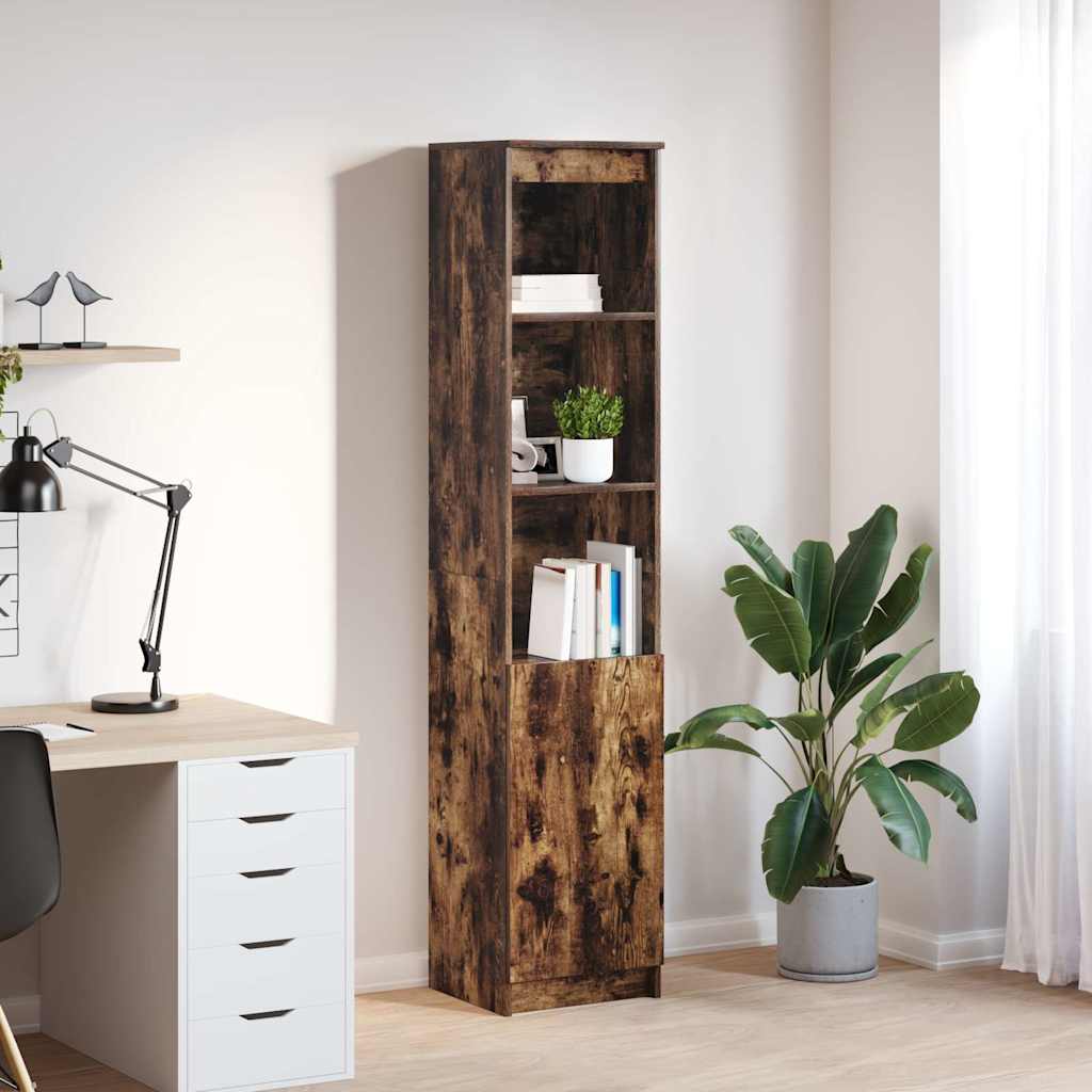 Highboard 37.5X35X180 Cm Engineered Wood