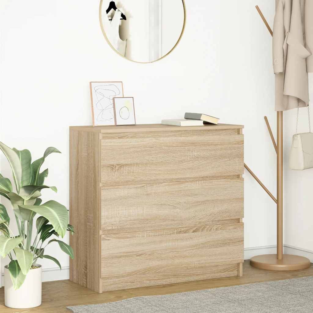 Sideboard 80X35X76 Cm Engineered Wood