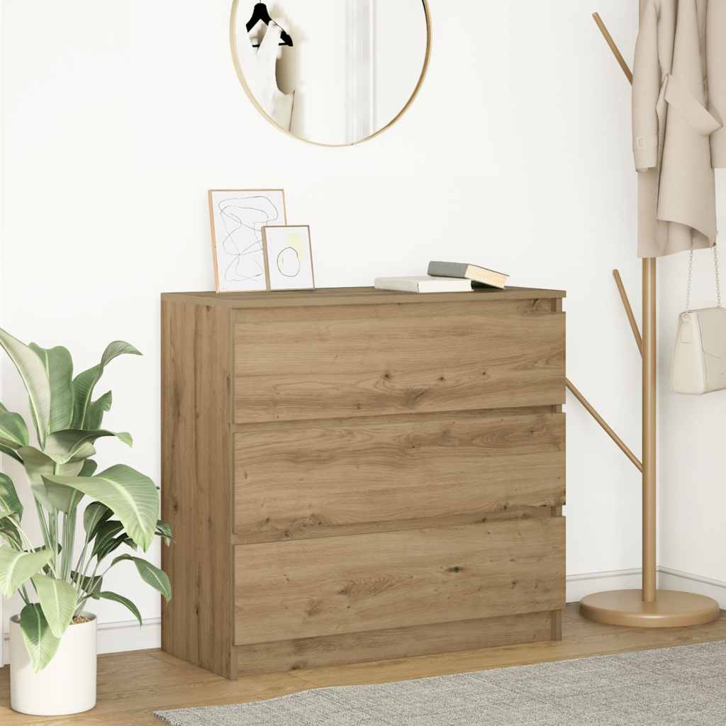 Sideboard 80X35X76 Cm Engineered Wood