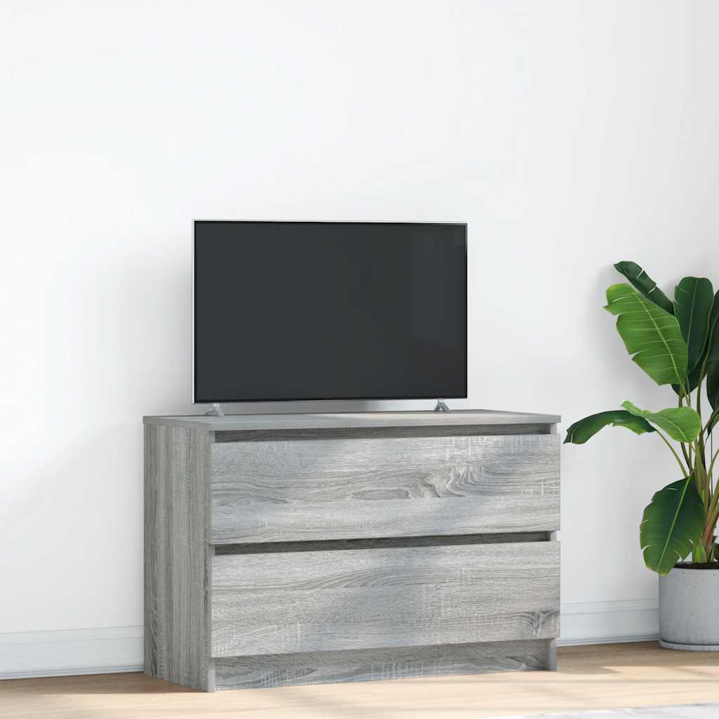 Tv Cabinet 100X35X54 Cm Engineered Wood