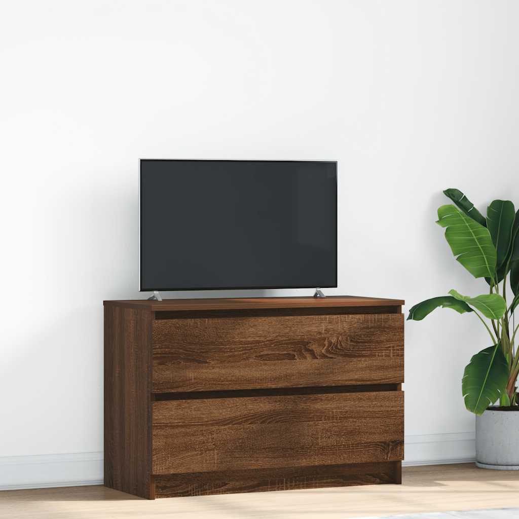 Tv Cabinet 100X35X54 Cm Engineered Wood